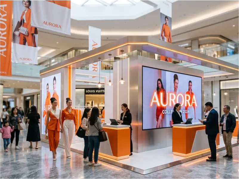 Premium Mall Promotion Stall Setup by Moxie Exhibitions